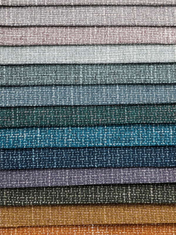 Tissu de lin en polyester canapé