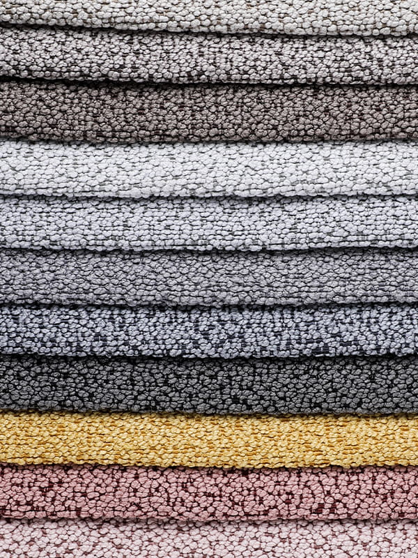 Fabriques de canapé en polyester et canapé-lin en boucle Emily Loop