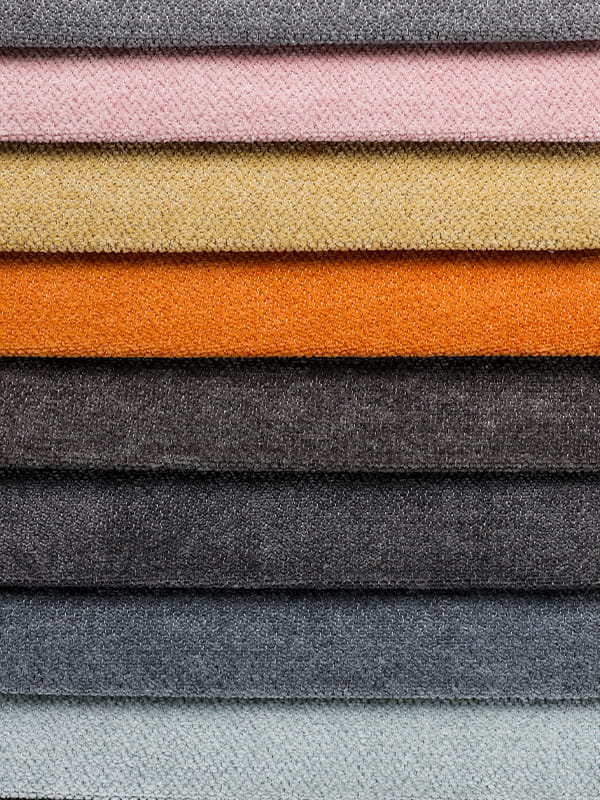 Canapé tissu tissé de chenille