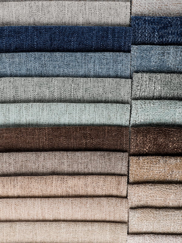 Tissu du canapé duffry chenille