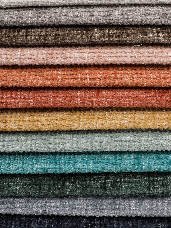 Fabrics de chenille à contrôle croisé 3D